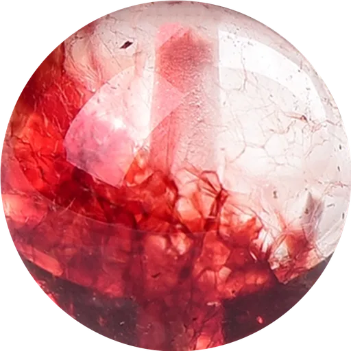 Red Crackle Quartz