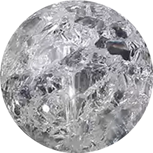 White Crackle Quartz